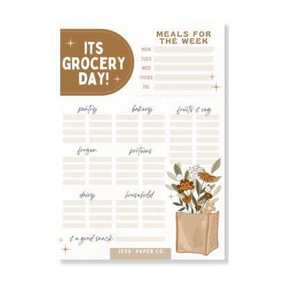 Grocery/Meal Planner Notepad