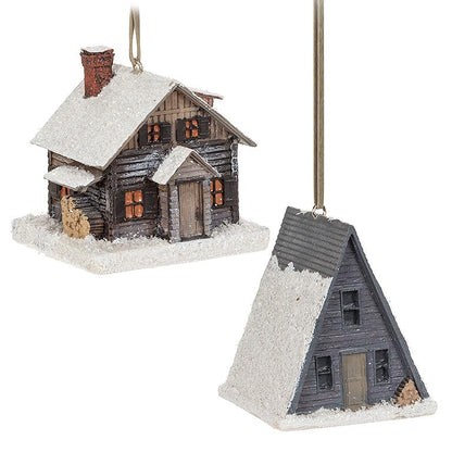 Winter Cabin Ornament