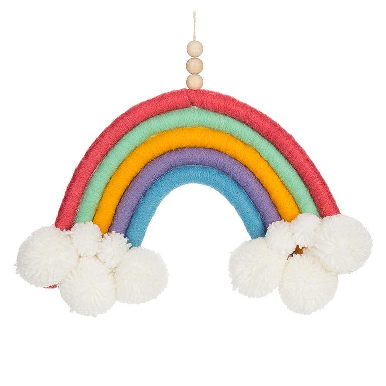 Large PomPom Rainbow