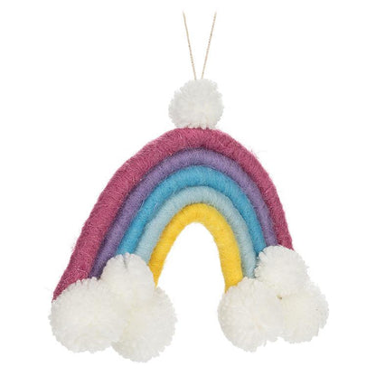 Small PomPom Rainbow