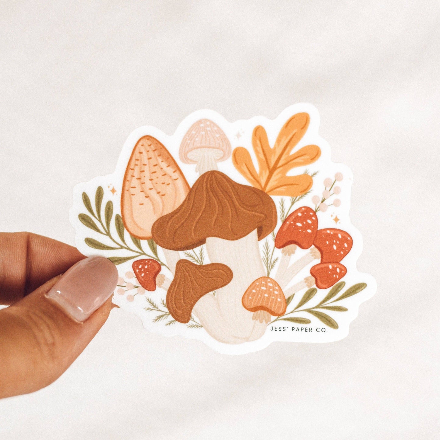 Wild Mushroom Sticker