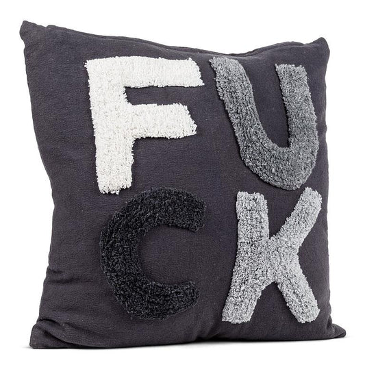 F*CK Tufted Pillow