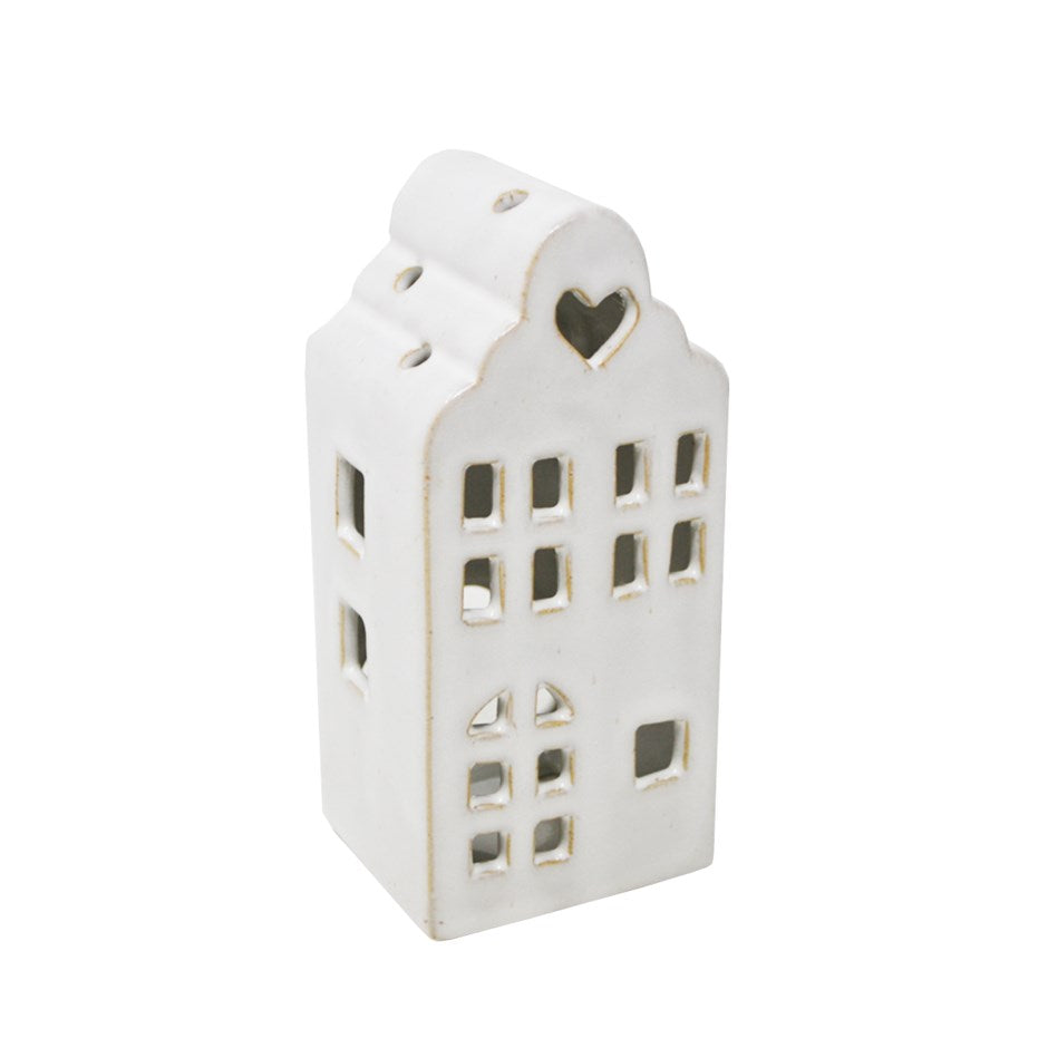 Ceramic House Tealight Holder