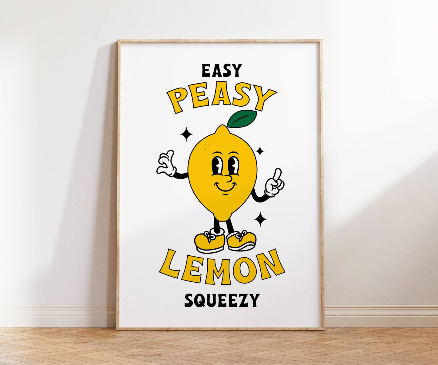 Easy Peasy Lemon Squeezy Art Print