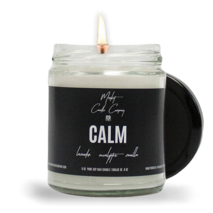 Calm 8oz Soy Wax Candle