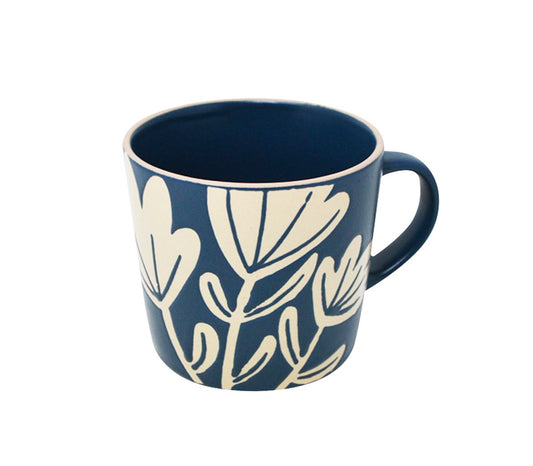 Stoneware Tulip Mug