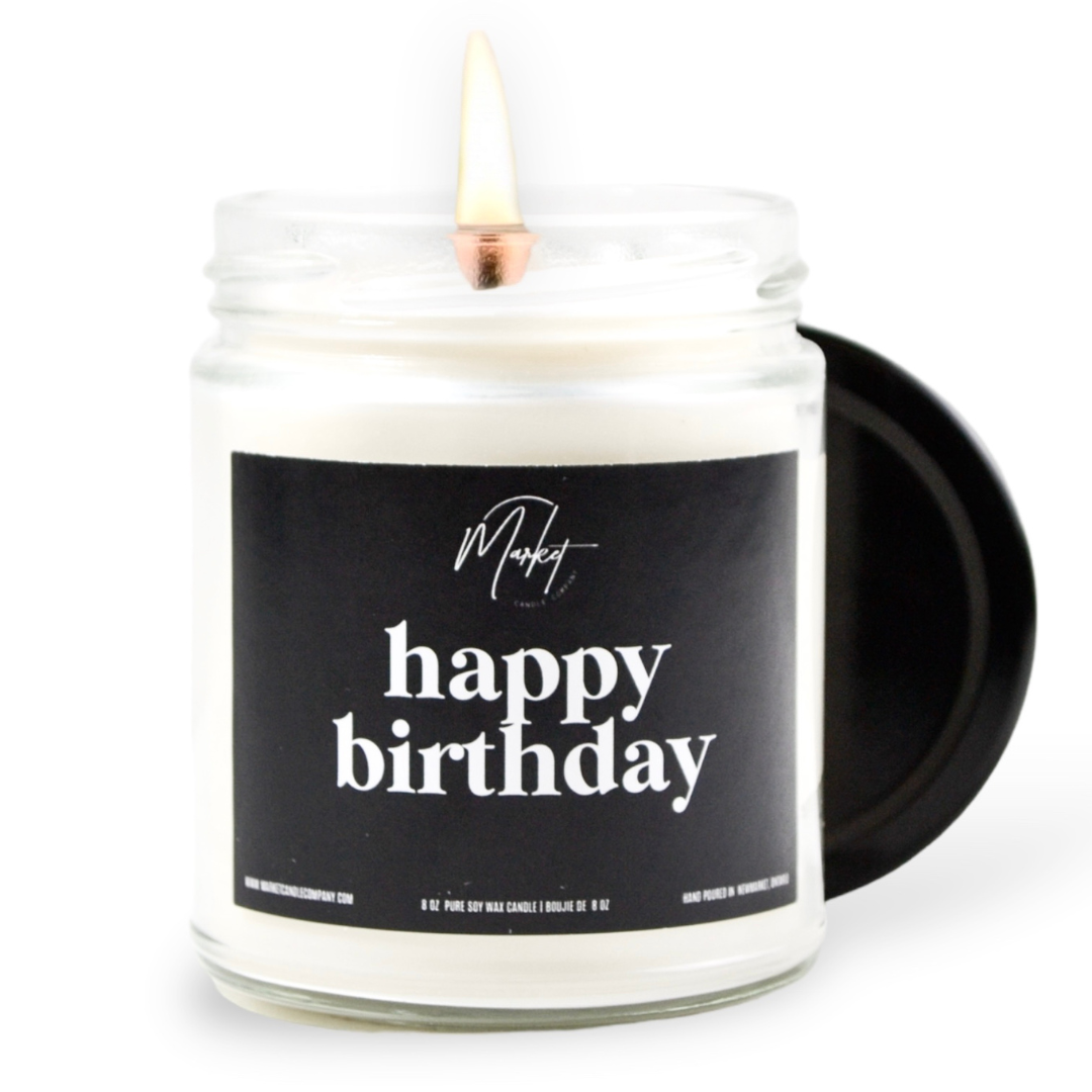 Happy Birthday 8oz Soy Wax Candle