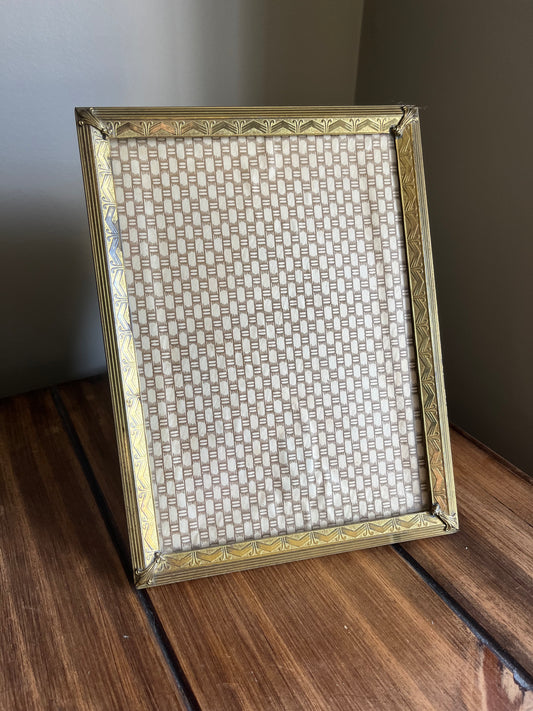 Vintage Detailed Brass Frame