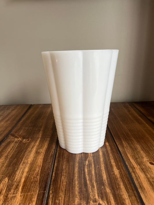 Vintage Milk Glass Vase