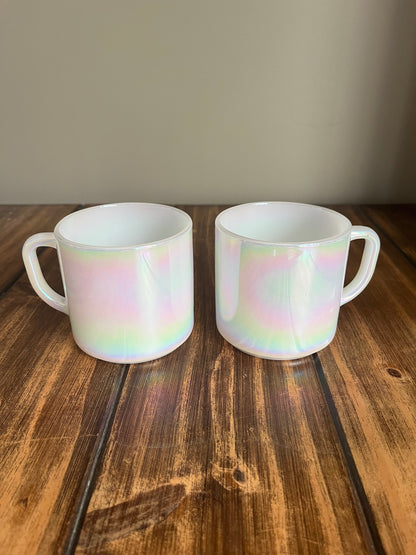 Vintage Federal Glass Iridescent Mug