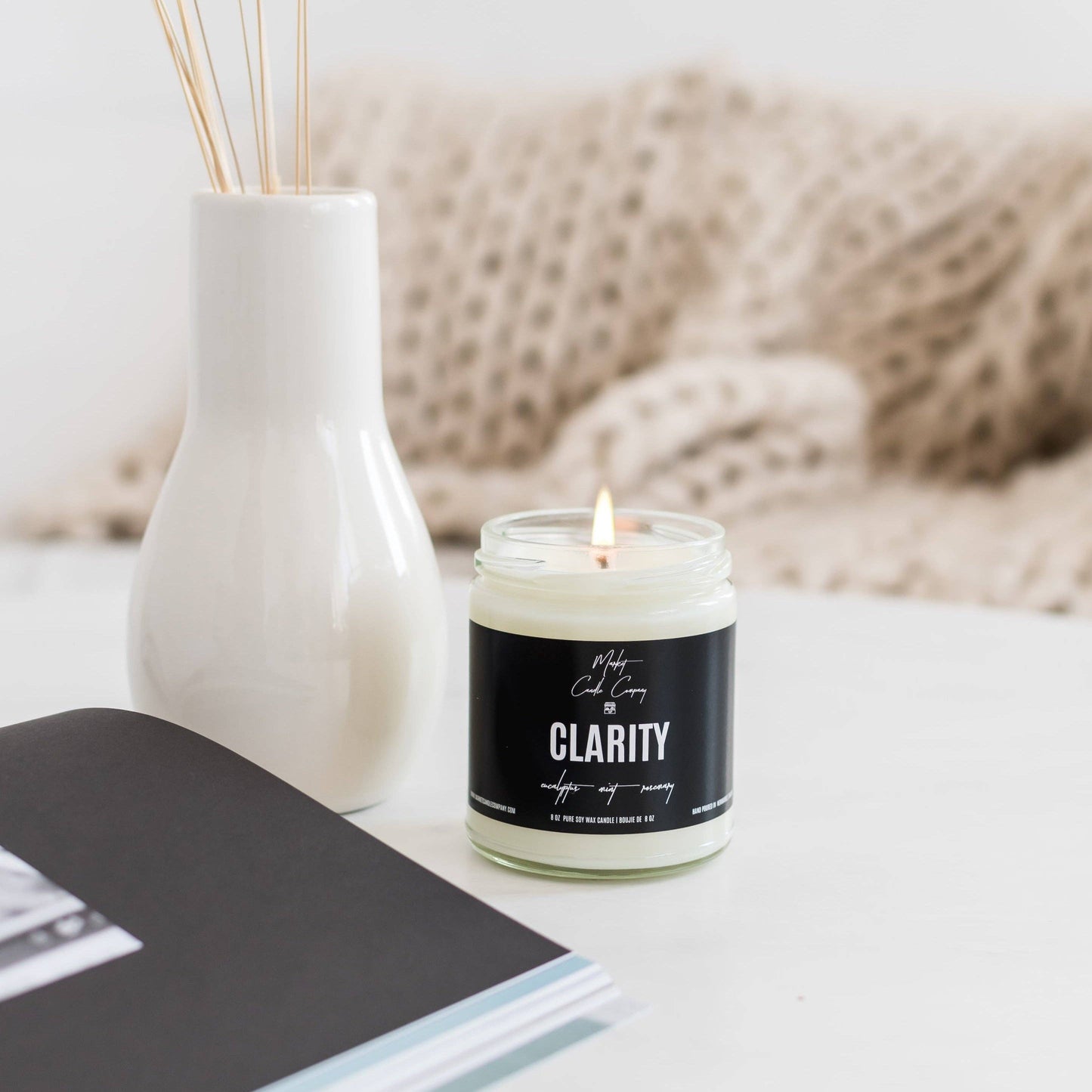 Clarity 8oz Soy Wax Candle