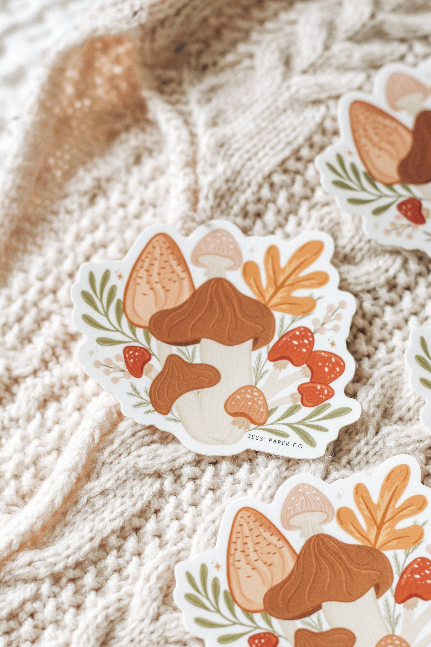 Wild Mushroom Sticker