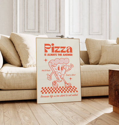 Pizza is Always the Answer Print