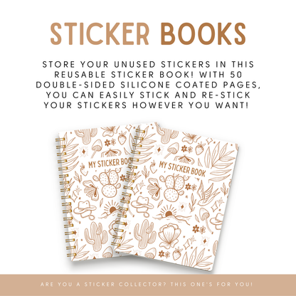 Doodle Sticker Book- For Sticker Collecting