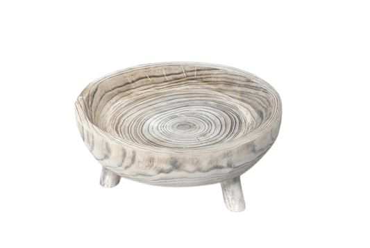 Wooden Bowl with Legs