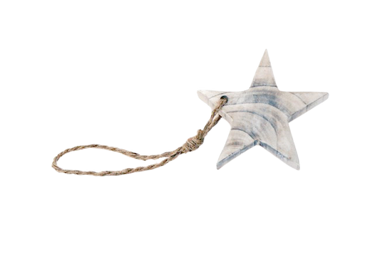 Wooden Star Ornament