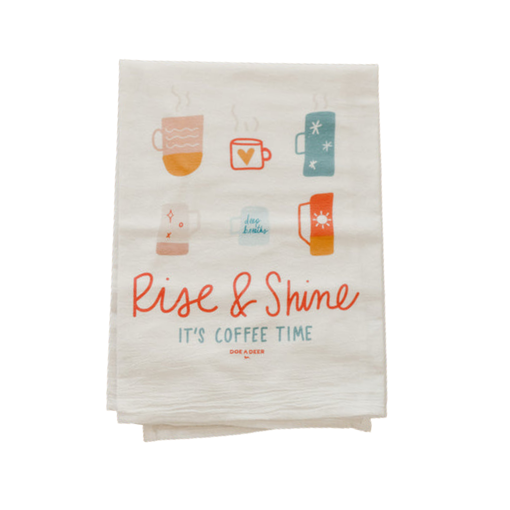 Coffee Time Tea Towel